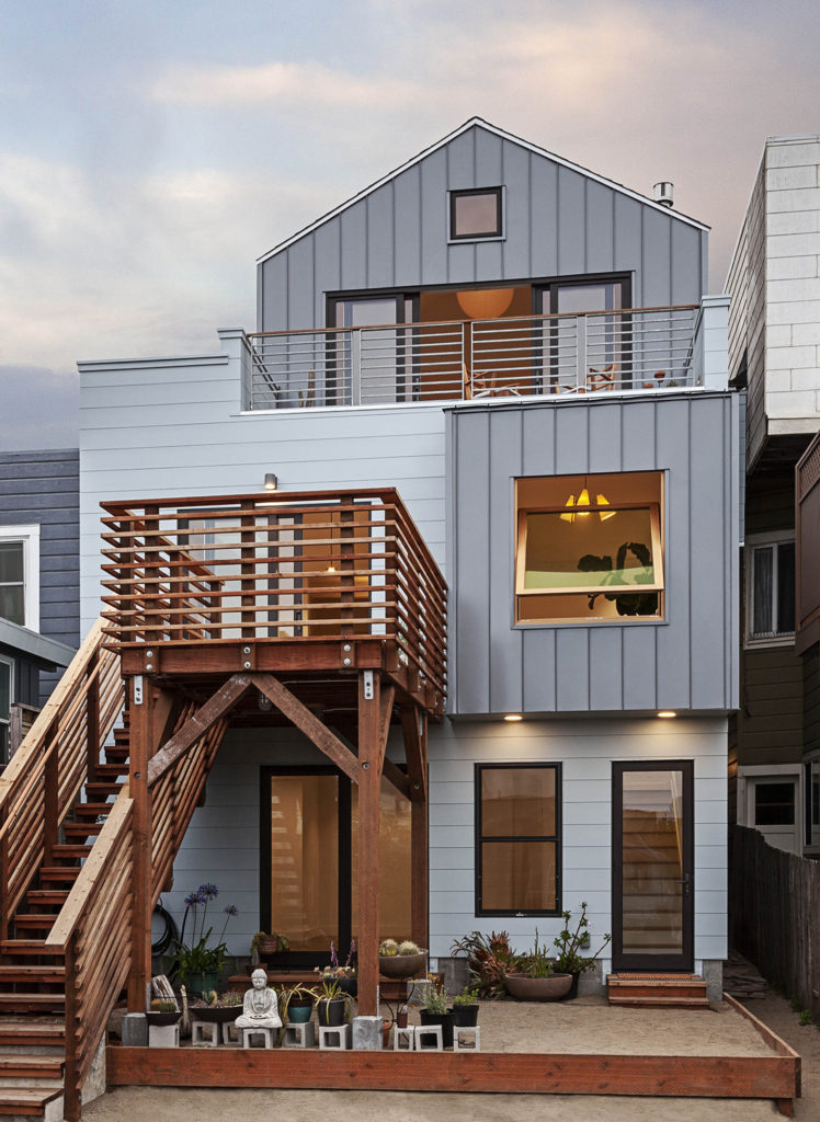 Outer Sunset addition exterior