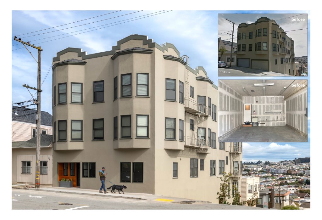 Multifamily Adu designs - before and after