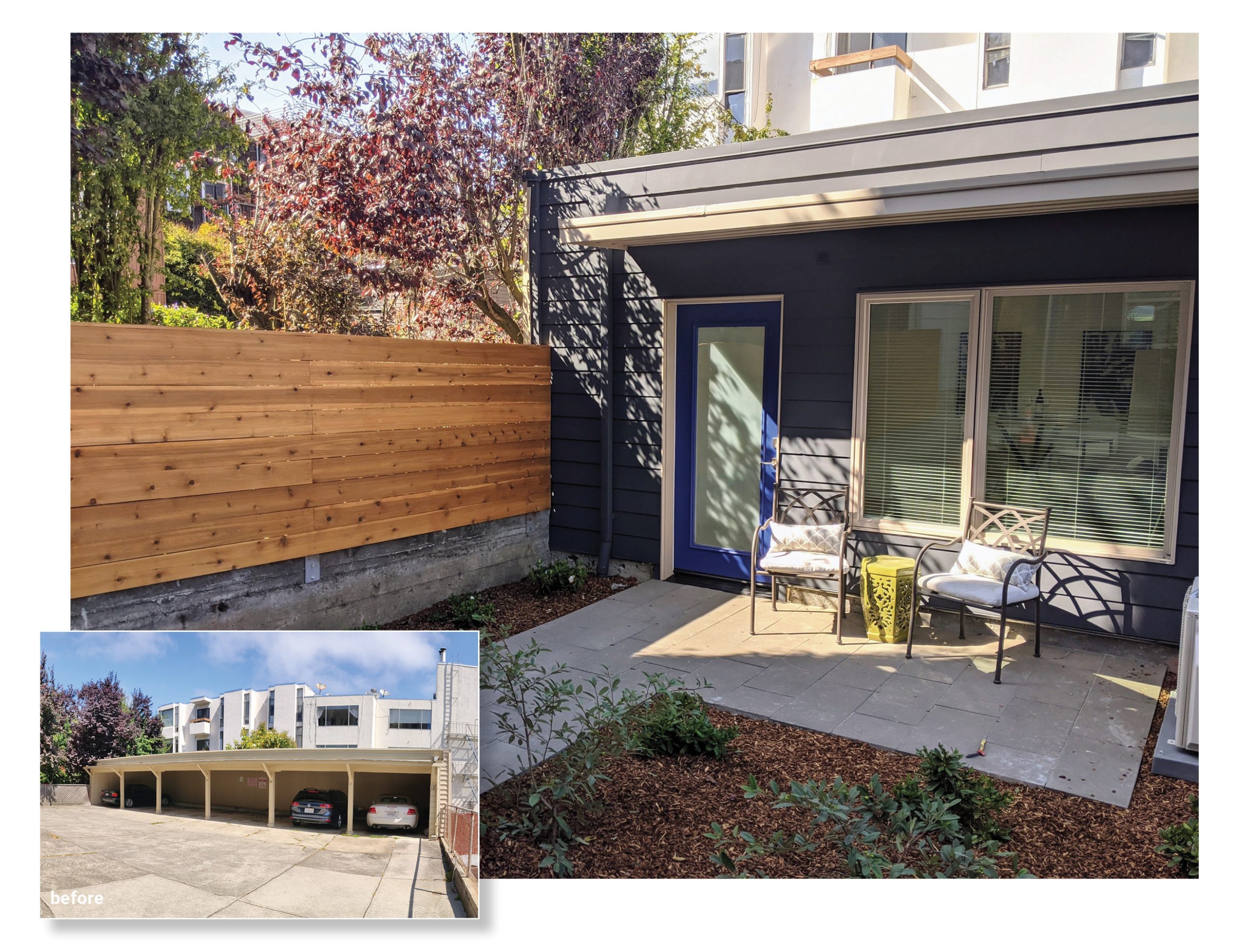 Los Angeles ADU conversion on a multifamily property with ground-floor residential units