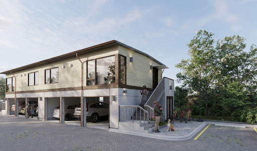 Accessory dwelling unit above detached garage